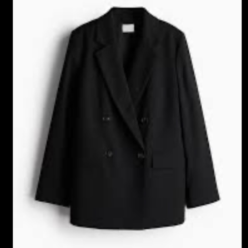 H&M double breasted blazer